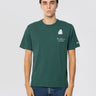 MC2 SAINT BARTH-T-shirt Girocollo con Taschino e Ricamo Wimbledon Addicted Verde-TRYME Shop