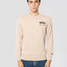 MC2 SAINT BARTH-Maglione Girocollo con Ricamo WonderLand Beige-TRYME Shop