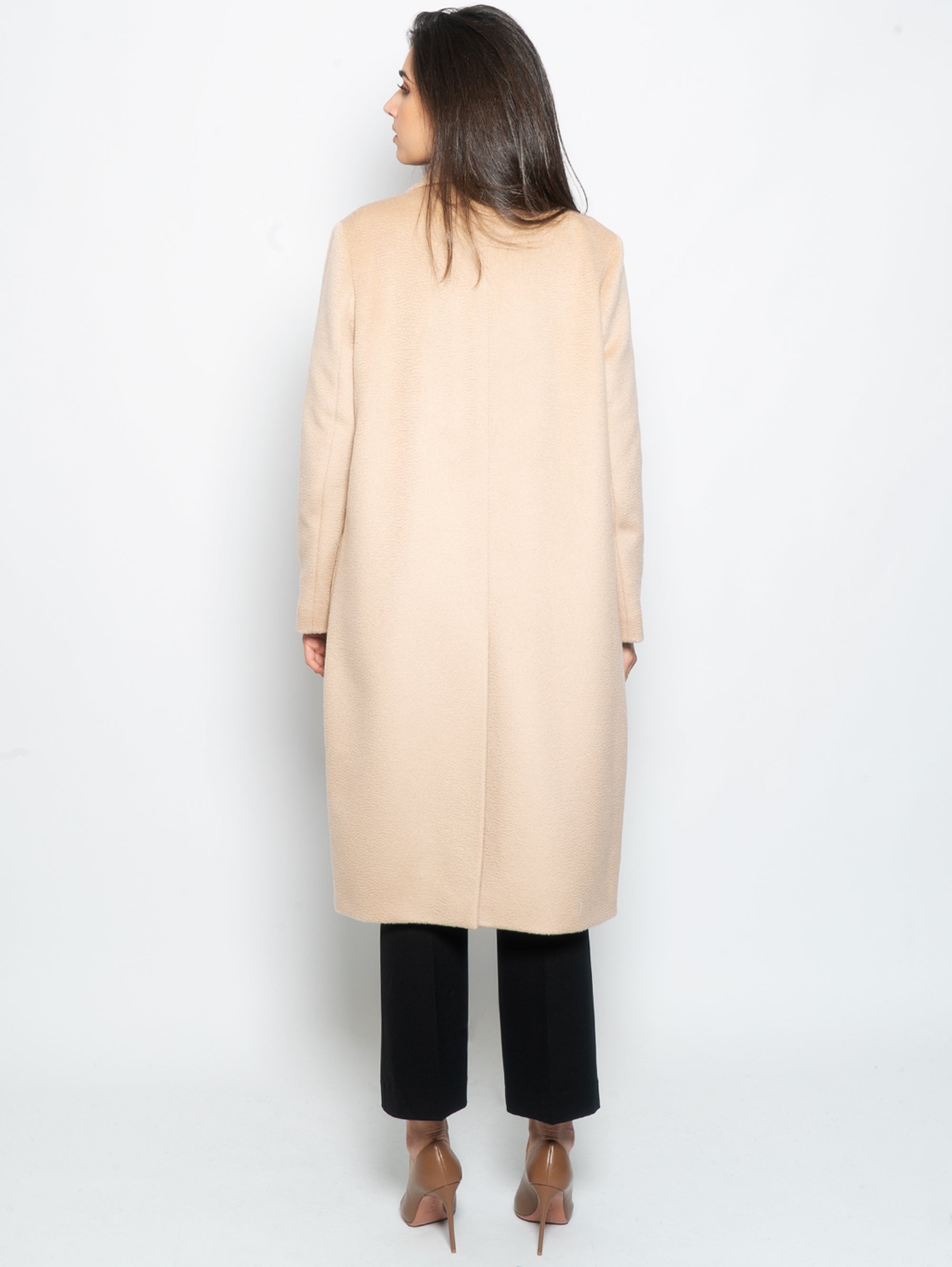 Cappotto Doppio Petto Beige