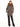 P.A.R.O.S.H.-Cappotto con Cappuccio in Double di Lana Marrone-TRYME Shop