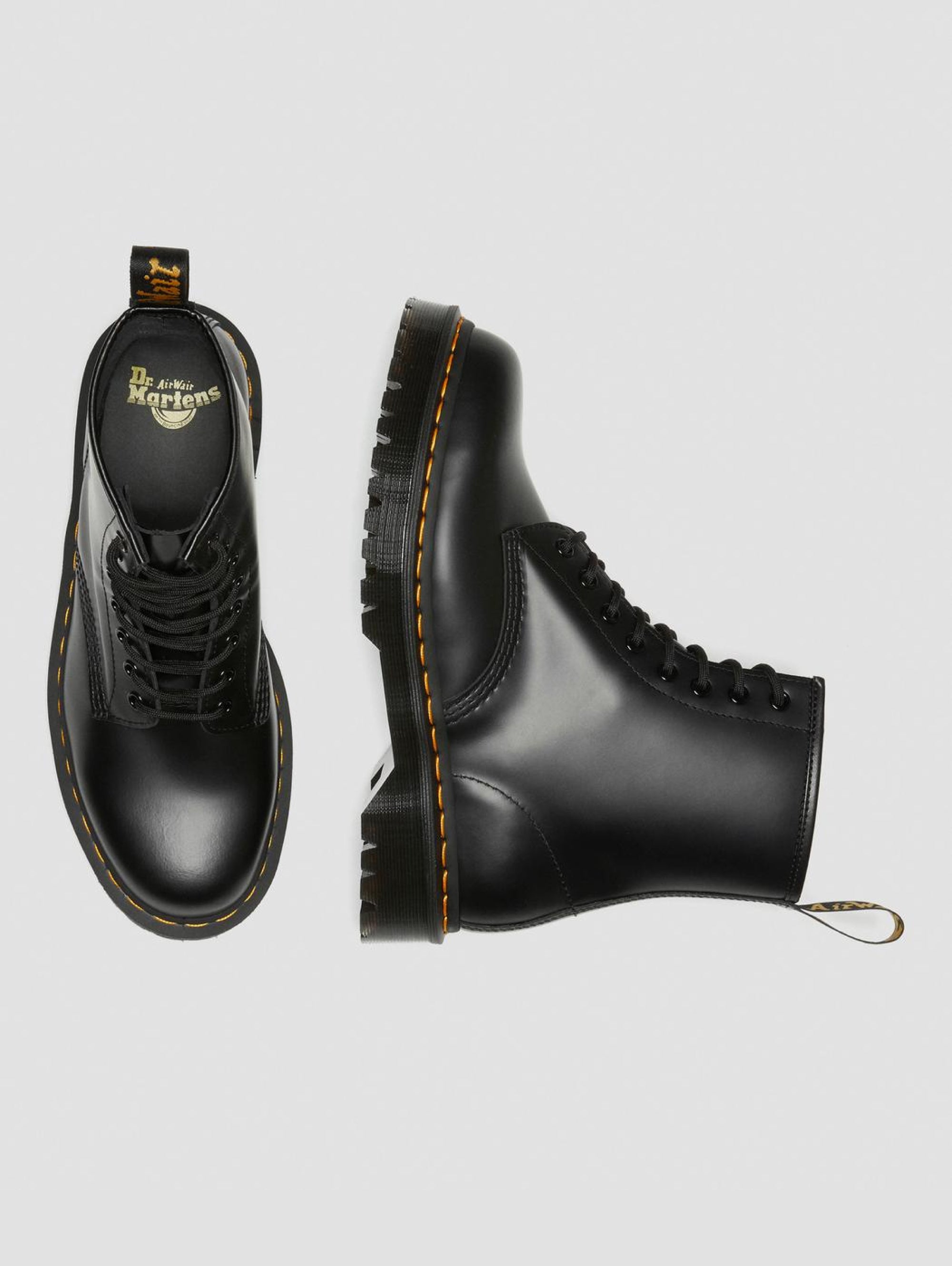 Bex Black Medium Lace-up Boot