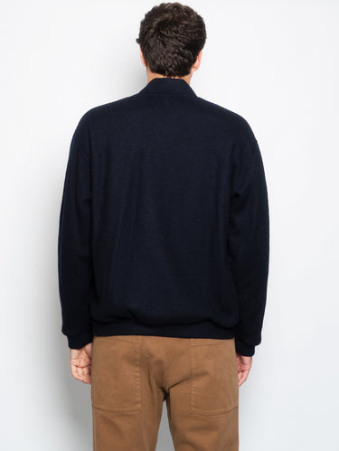 Bomber en Maille Tofolo Bleu