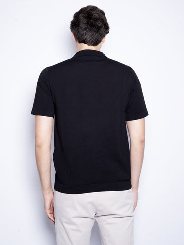Korte mouwen vest zwart