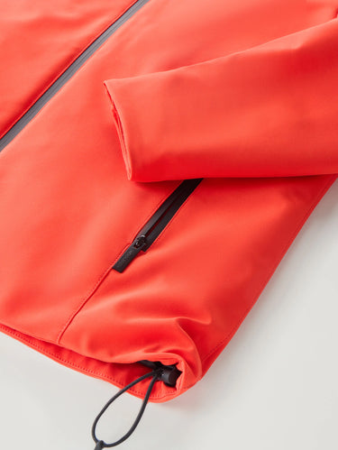 Winddichte jas met capuchon Pacific oranje