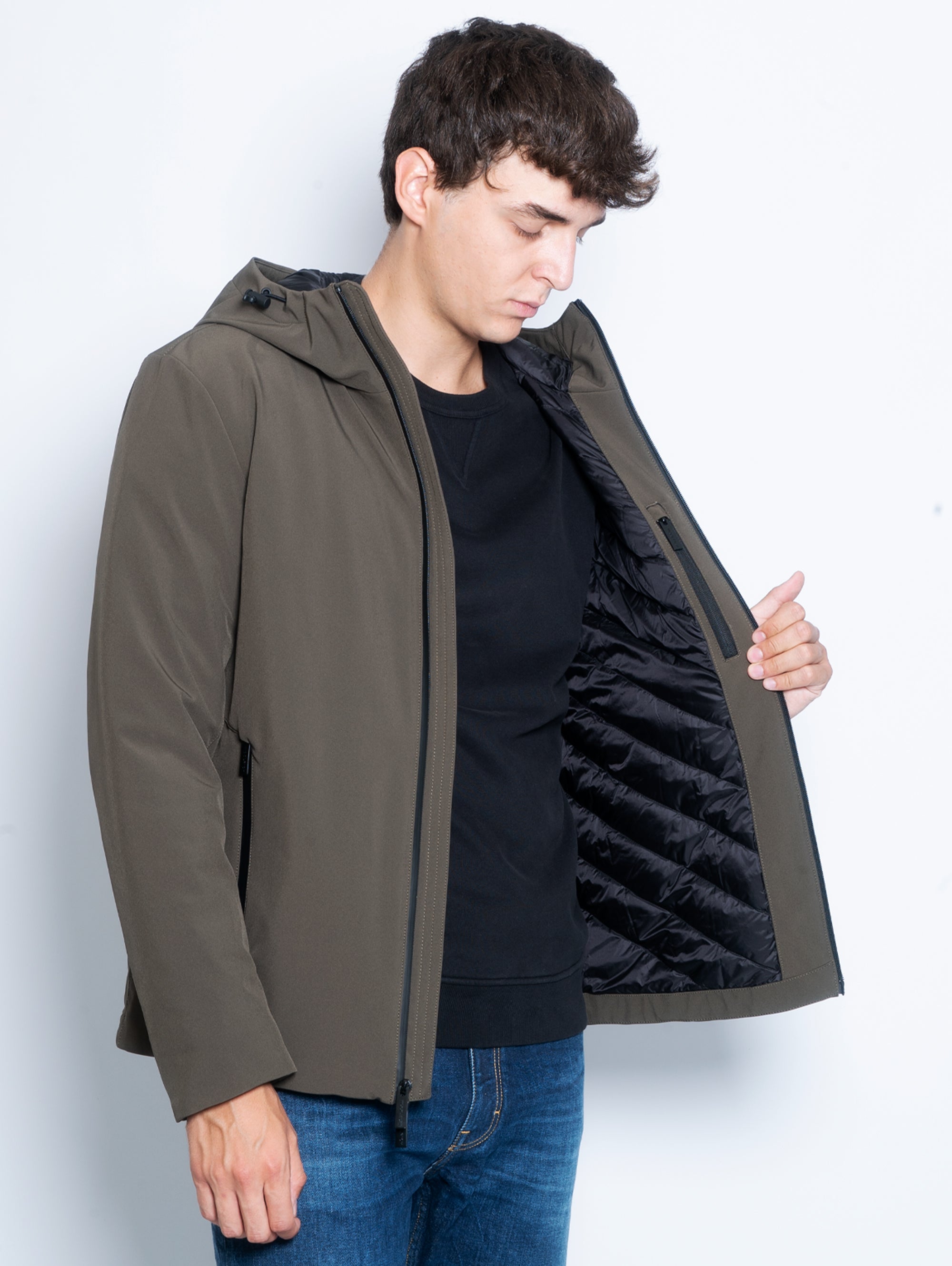 Pacific Green Windproof Hooded Jacket