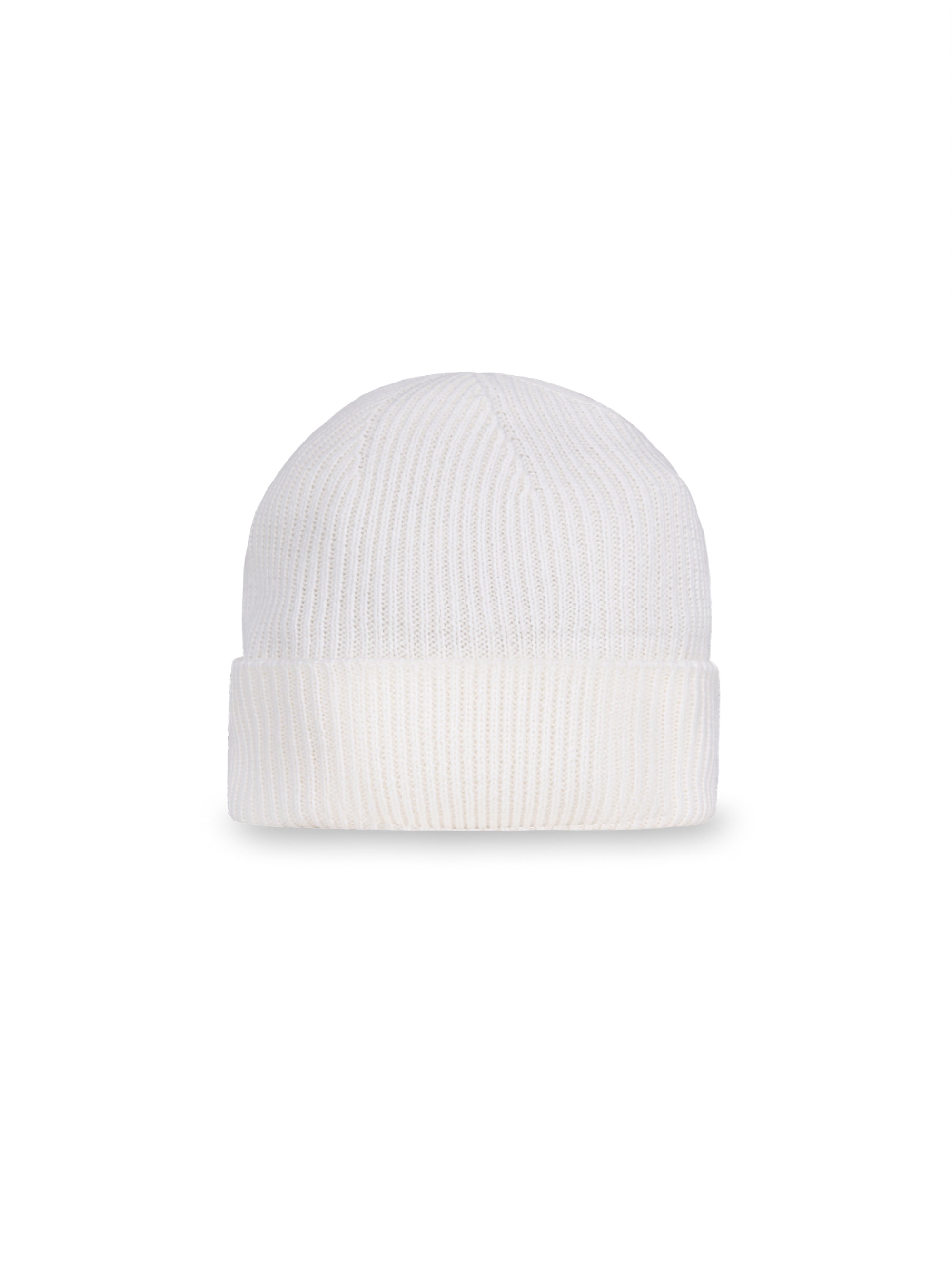 Ribbed Hat with Cream Logo