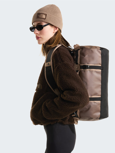 Brown XS Laminated Nylon Duffel Bag