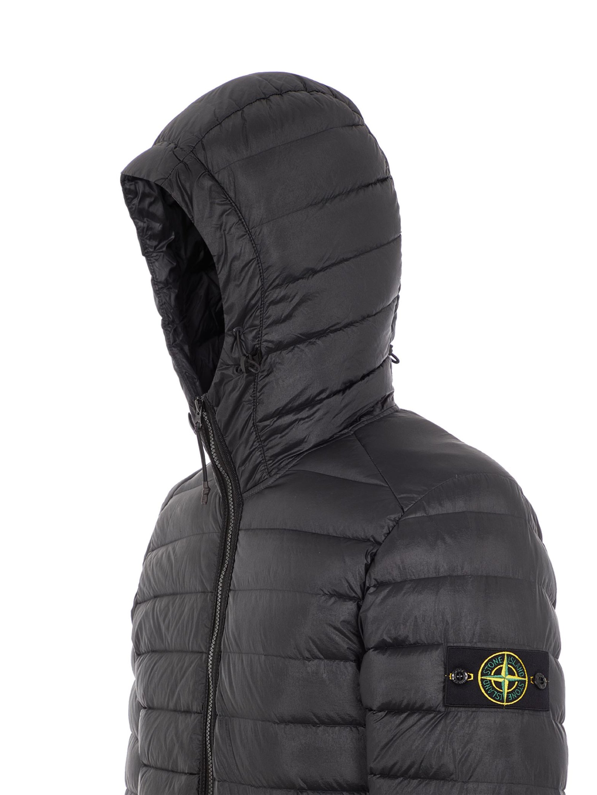 Hooded Stone Island Garment Dyed Micro Yarn Stone Island Micro