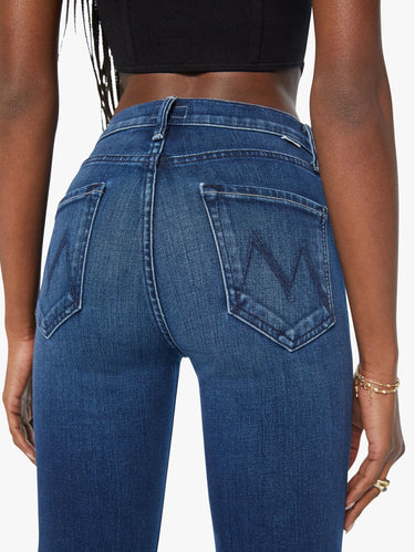 High-Waist-Jeans The Kick It Blau