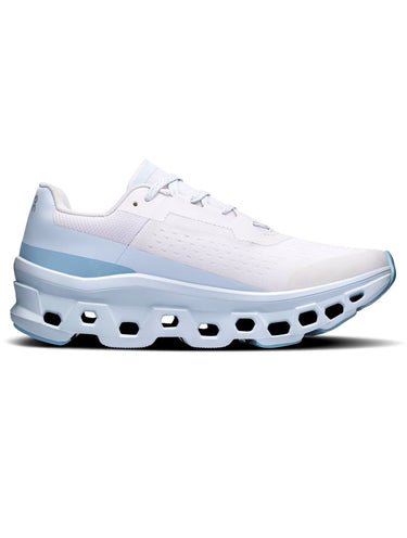 Baskets Cloudmonster femme blanc/bleu