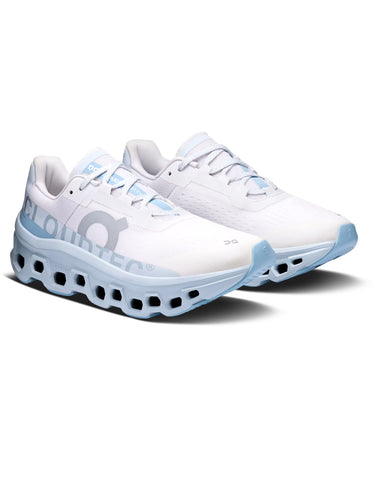Baskets Cloudmonster femme blanc/bleu