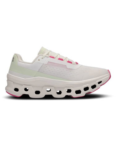 Baskets Cloudmonster femme blanc/fuchsia