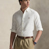 RALPH LAUREN-Camicia Oxford Slim Fit Bianco-TRYME Shop