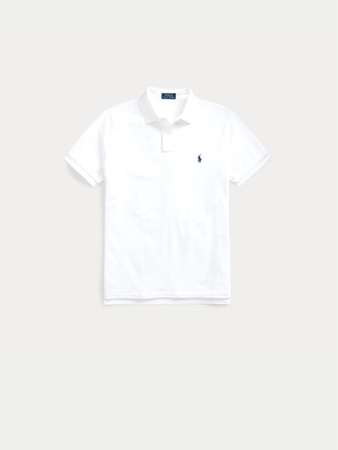 Polo aus Baumwolle Custom Slim Fit Weiß