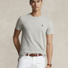 RALPH LAUREN-T-shirt in Cotone Basica Grigio-TRYME Shop