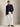 Polo Manica Lunga Custom Slim Fit Blu