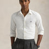 RALPH LAUREN-Camicia in Oxford Slim Fit Bianca-TRYME Shop
