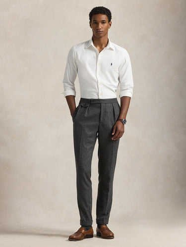 Oxford-Hemd Slim Fit Weiß