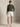 Maglia in Cotone a Trecce Verde Militare