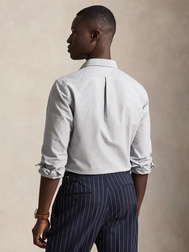Camicia Oxford Slim Fit Grigio