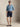 Short Chino in Cotone Stretch Blu