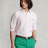 RALPH LAUREN-Camicia in Lino a Righe Rosa/Bianco-TRYME Shop