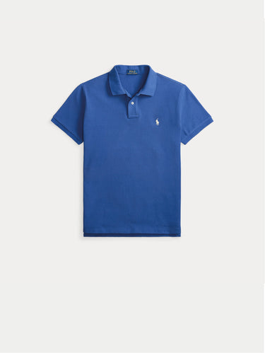 Polo Maniche Corte in Cotone Blu