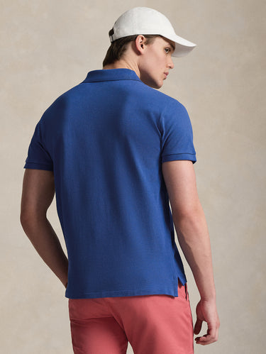 Polo Maniche Corte in Cotone Blu