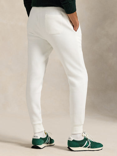 Joggingbroek van dubbele tricot Wit