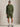 Shorts in Maglia Doppia Verde