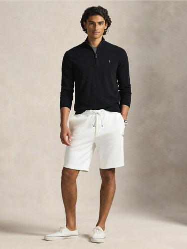 Shorts en maille double blanc