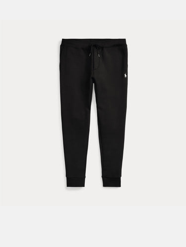 Jogginghosen aus doppellagigem schwarzem Strick