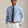 RALPH LAUREN-Camicia in Popeline Elasticizzato a Righe Blu/Bianco-TRYME Shop