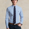 RALPH LAUREN-Camicia in Popeline Stretch a Righe Blu/Bianco-TRYME Shop