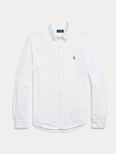 Camicia Knit Oxford Bianco