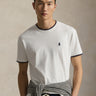 RALPH LAUREN-T-shirt in Jersey Mesh Classic Fit Bianco-TRYME Shop