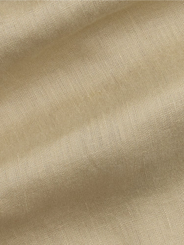 Slim-Fit Leinenhemd Beige