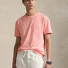 RALPH LAUREN-T-shirt con Taschino Custom Slim Fit Rosa-TRYME Shop