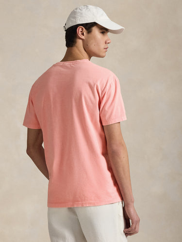 T-shirt con Taschino Custom Slim Fit Rosa