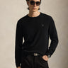 RALPH LAUREN-Maglia Girocollo in Lana Nero-TRYME Shop