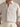 Chemise rayée en lin coupe ajustée beige/blanc