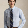 RALPH LAUREN-Camicia in Lino Custom Fit a Righe Celeste/Bianco-TRYME Shop