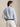 Camicia in Lino Custom Fit a Righe Celeste/Bianco