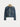 Gefütterte Denim-Truckerjacke aus Fleece in blauer Waschung