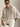 Camicia in Lino Custom Fit a Righe Beige/Bianco