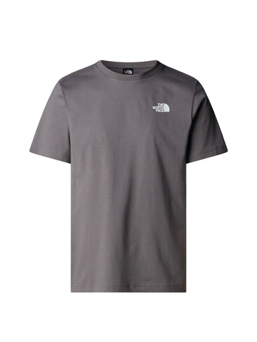 T-shirt Maniche Corte con Stampa Redbox Grigio