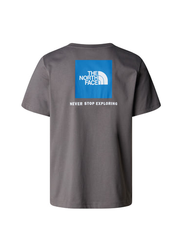 T-shirt Maniche Corte con Stampa Redbox Grigio