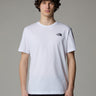 THE NORTH FACE-T-shirt Maniche Corte con Stampa Redbox Bianca-TRYME Shop