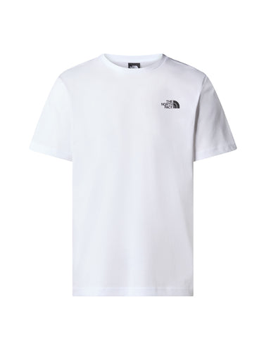 Kurzarm-T-Shirt mit Redbox-Print Weiß