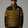 THE NORTH FACE-Giaccone Color Block Imbottito Limbara Verde-TRYME Shop
